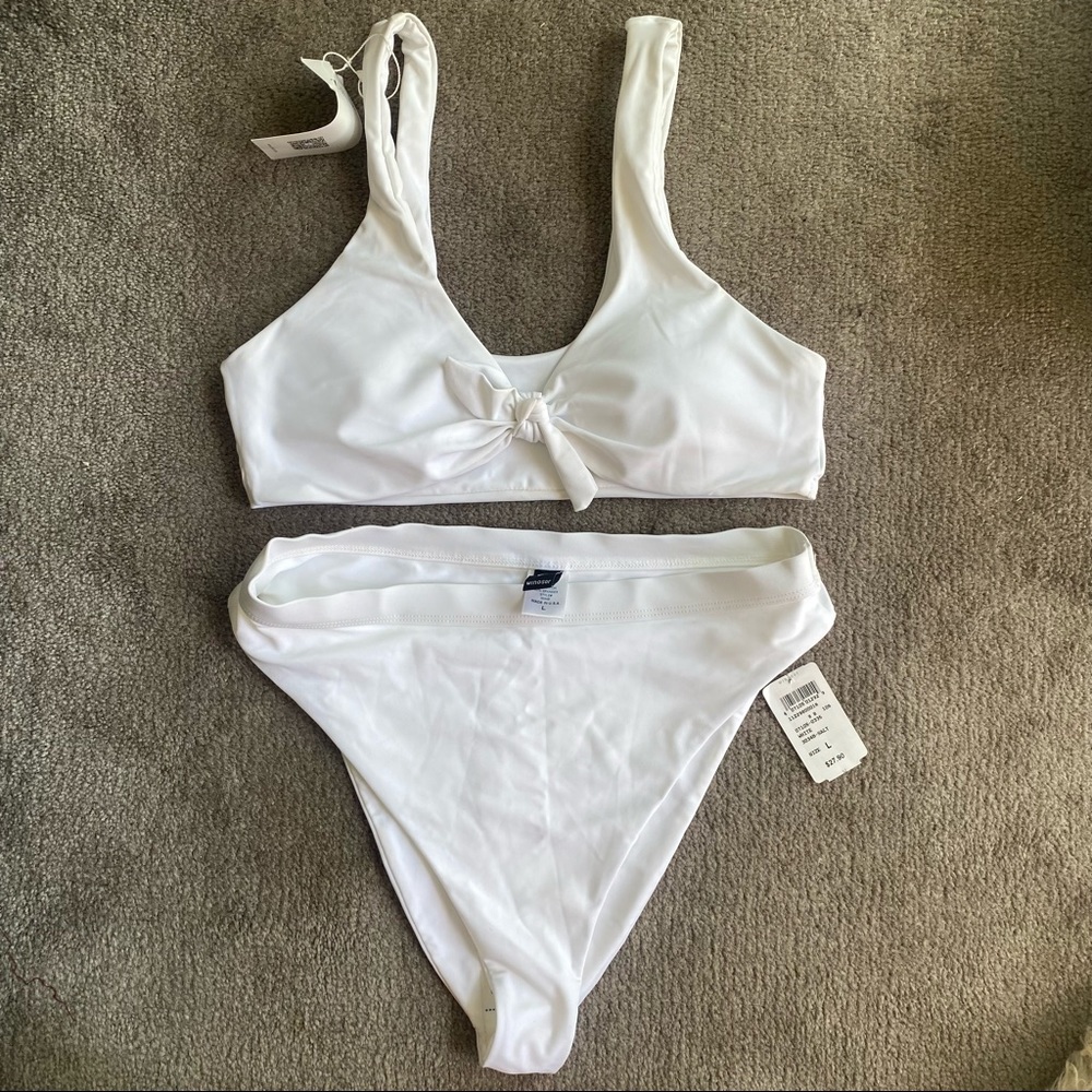 Zaful Bikini Top + Windsor High Leg Bikini Bottom